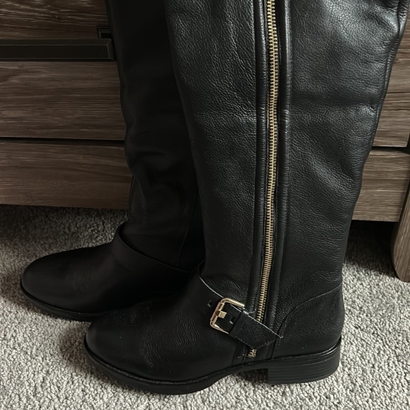CIRCUS BY SAM EDELMAN BLACK LEATHER BOOTS SIZE 8 NWT - Picture 3 of 8